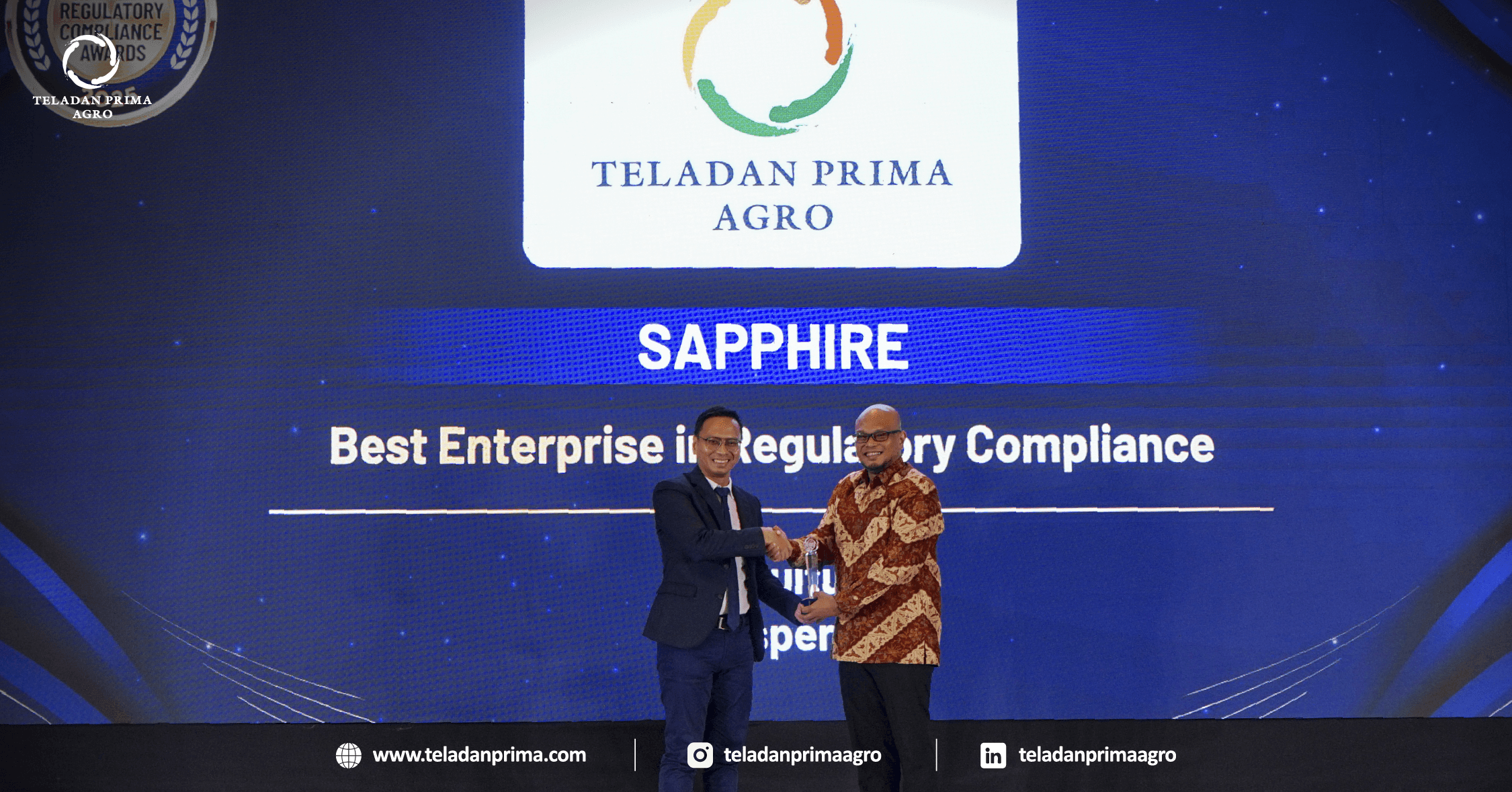 TLDN Raih Penghargaan The Best Enterprise In Regulatory Compliance 2025